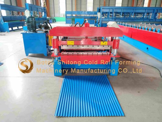 380V/50Hz/3Phase Voltage Corrugated Sheet Roll Forming Machine For Roof And Wall Panel