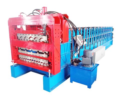 Three Deck Roll Forming Sheet Machine