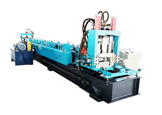 Customizable 14 Stands Purlin Roll Former Working Speed 10-15 Meters / Min