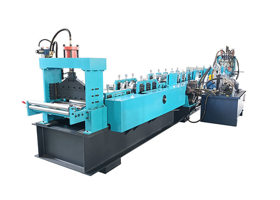 Customizable 14 Stands Purlin Roll Former Working Speed 10-15 Meters / Min