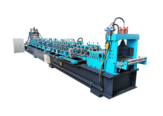 Customizable 14 Stands Purlin Roll Former Working Speed 10-15 Meters / Min