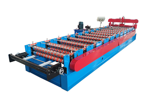 70mm Shaft Diameter 5.5kw Colored Glaze Steel Corrugated Sheet Roll Forming Machine