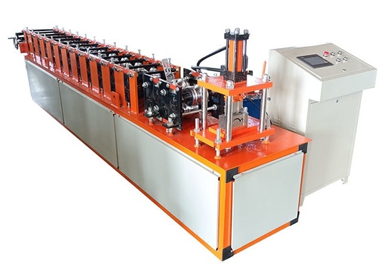 Smooth Shutter Door Roll Forming Production Line With Electronic Control System PLC Delta Touch Screen 5.6*1.2*1.5m