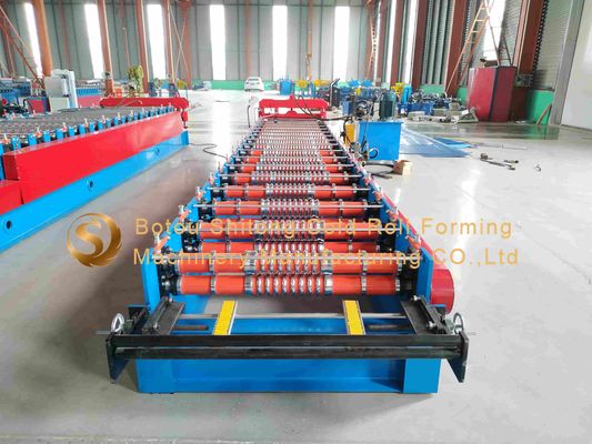 18 Station Hydraulic Cutting Corrugated Metal Roofing Machine For Smooth Operation
