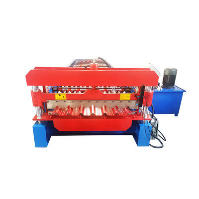 Customizable 380V Roofing Sheet Roll Forming Machine With 5.5kw Motor And Chrome Plated Rollers