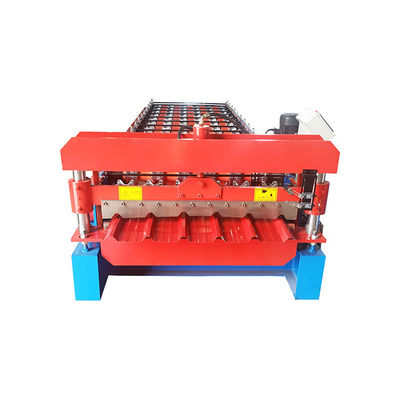 Steel Roofing And Wall Panel Roofing Sheet Roll Forming Machine With 5.5kw Motor 15 Steps/14 Steps